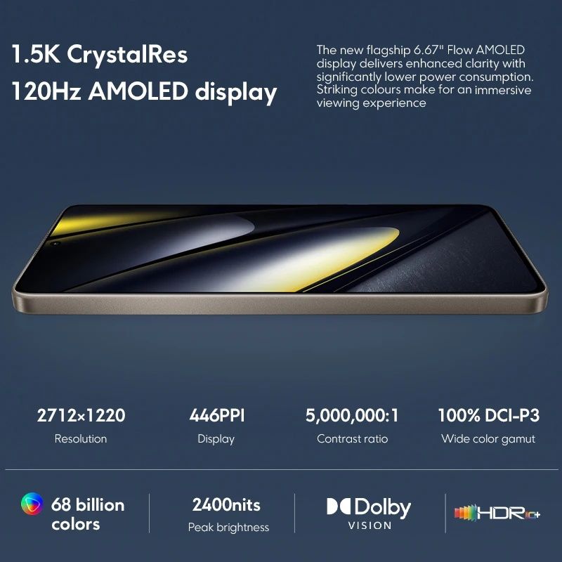 Xiaomi Poco F6 Black 12+512Gb/6.67'SuperAmoled/NFC/Snapdragon 8s Gen 3