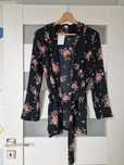 H&M szlafrok narzutka 36 34 S XS pareo plażowe pasek M 38 róże