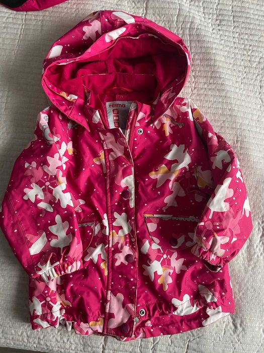 Зимова куртка Reima Reimatec Mimosa 86 см червона