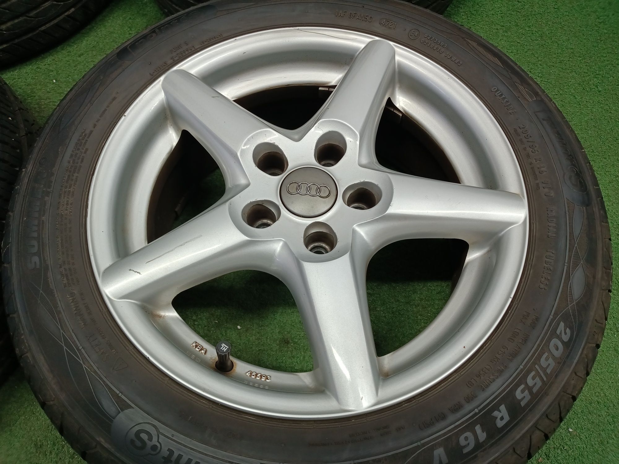 Koła 16" felgi 5x112 et35 opony 205/55/16 Audi a3 a4 a6 VW Passat Golf