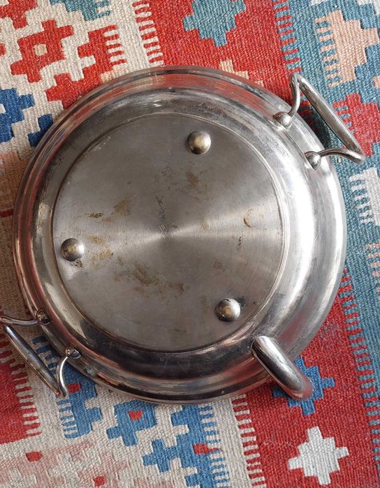 Prato de servir com aquecimento de água quente vintage