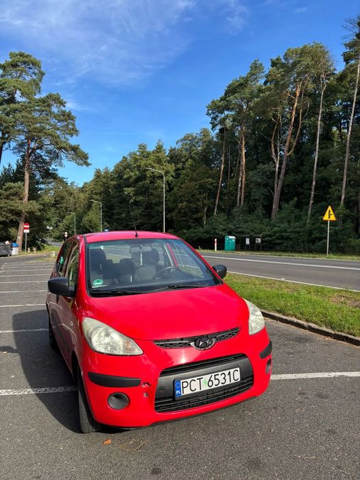 Hyundai i10 Ładny czerwony hyundai i10,bezwypadkowy