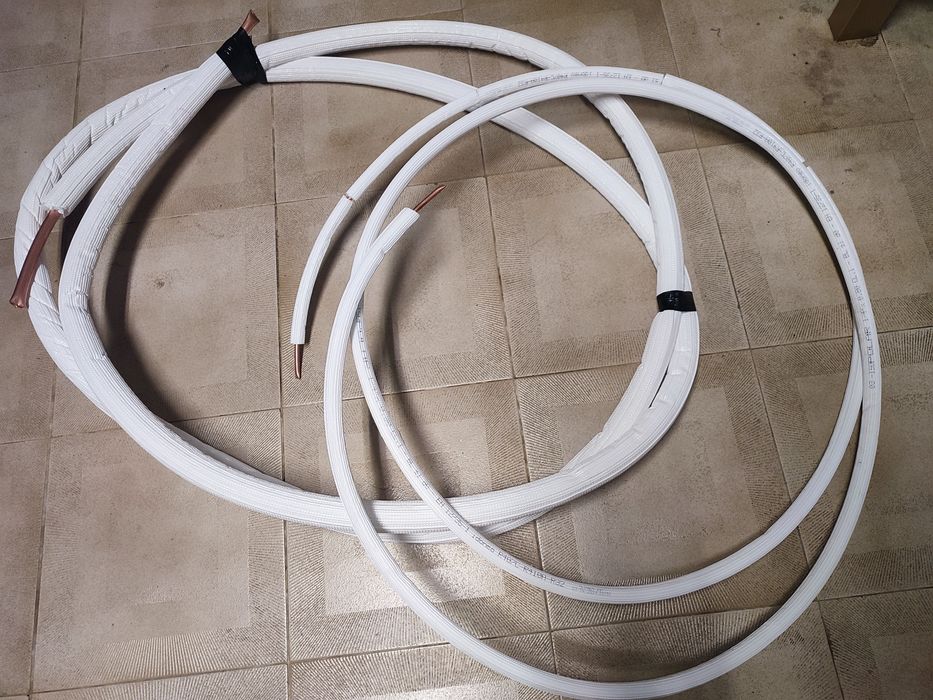 Tubo cobre com isolante térmico para ar condicionado