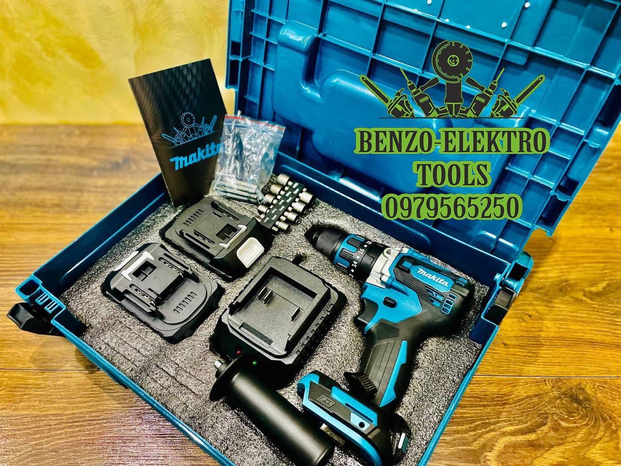 Аккумуляторный Шуруповерт Makita DHP485 36V8А мощный Бесщеточный