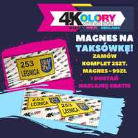 Magnesy na taxi- LEGNICA,LUBIN,WROCŁAW, JELENIA GÓRA 2szt 99zł