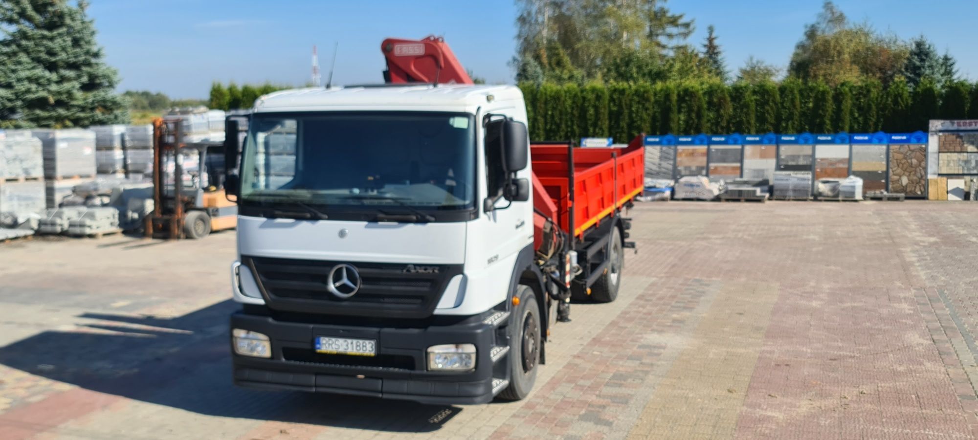 Mercedes axor 1829 hds kiper wywrot fassi euro 5