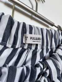 Szorty krótkie spodenki w paski pull&bear r. S