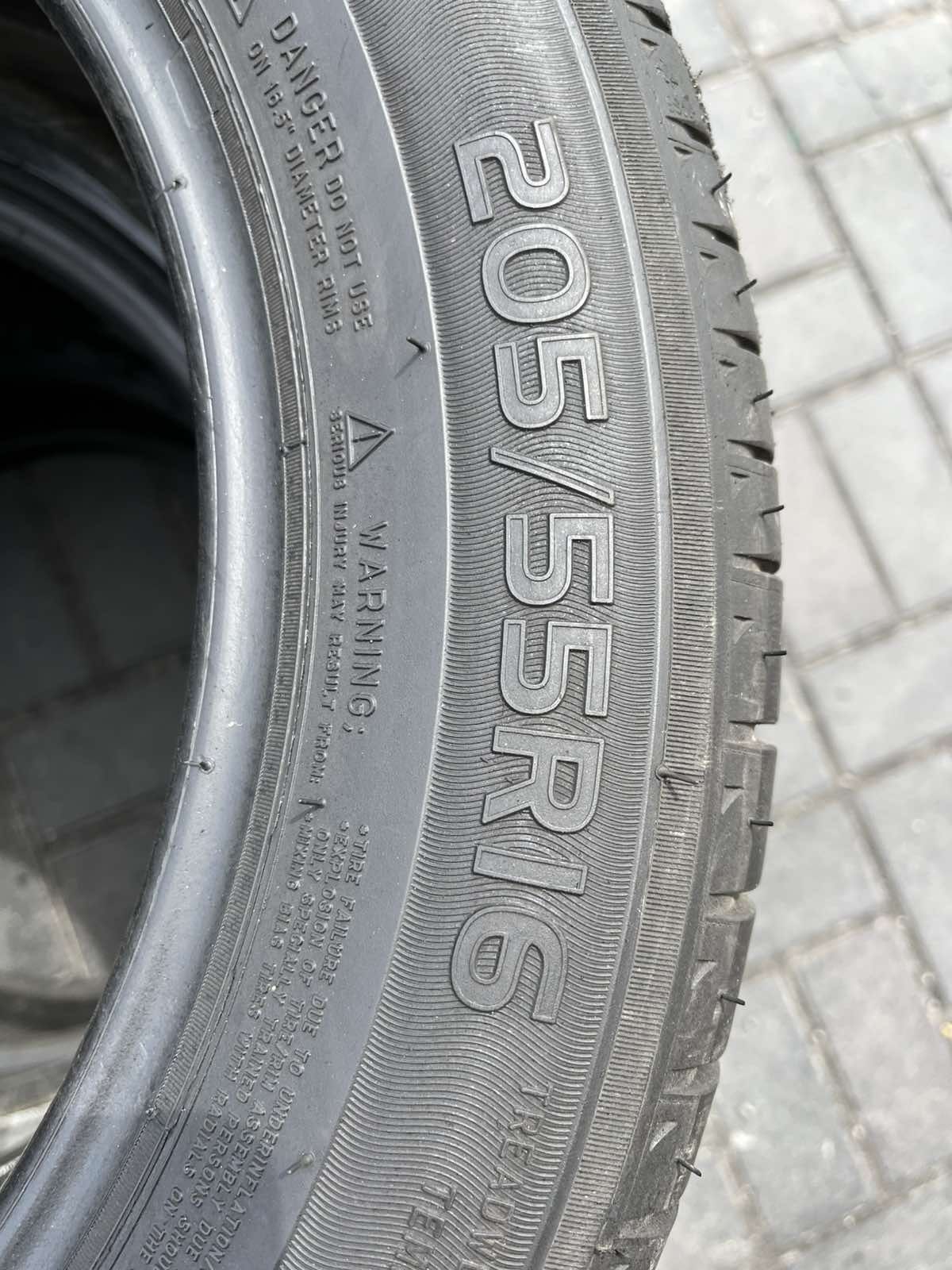 Pезина 205/55 R16 Michelin Energy saver 4 летние шины без дефектов