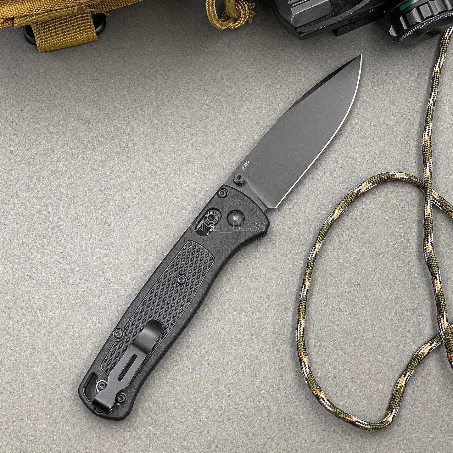 Легкий різак на карман Бенчмейд багаут 535, Benchmade 535 Bugout