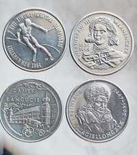 Zestaw monet Warneńczyk, Jagiellończyk , Zamek w Łańcucie, Lillehammer