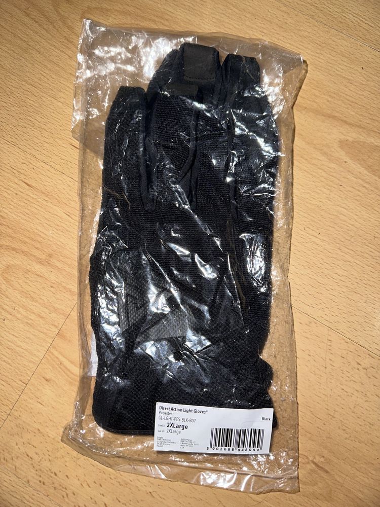 Rękawice Direct Action Light Gloves - Black 2XL