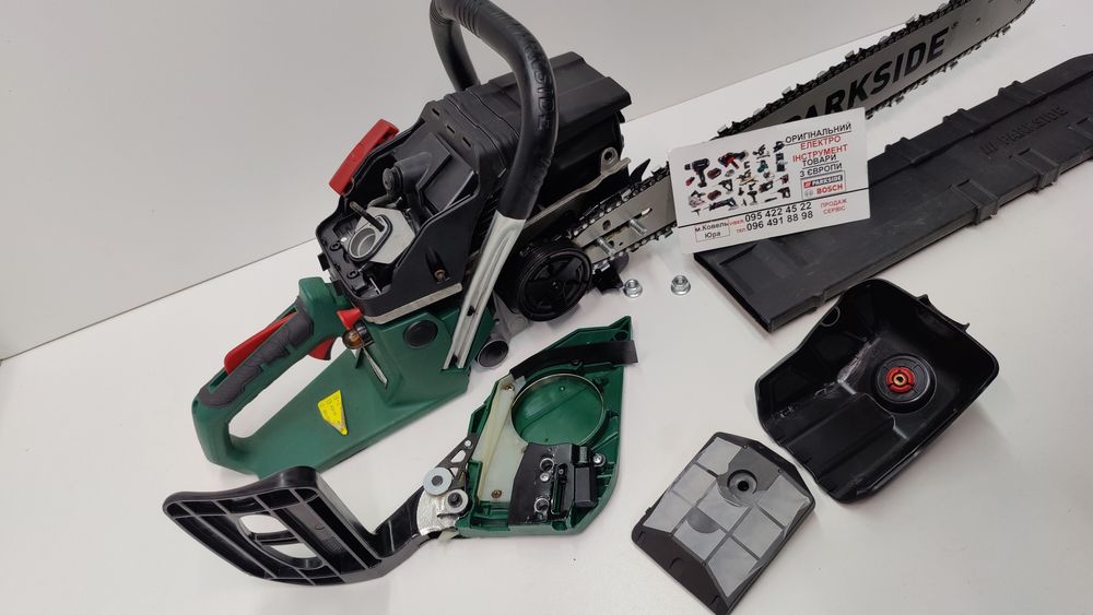 ОРИГИН цепна бензопила с Германии Parkside PBKS 53/2кВт/ланцюгова пила