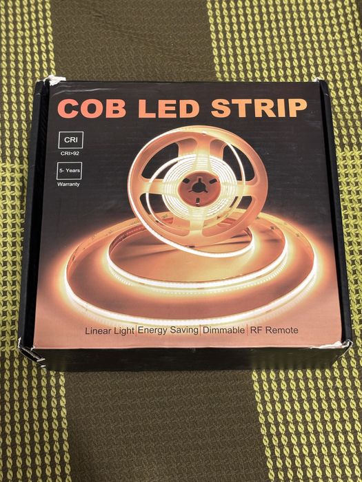 Світлодіодна стрічка COB 10метрів 6000K