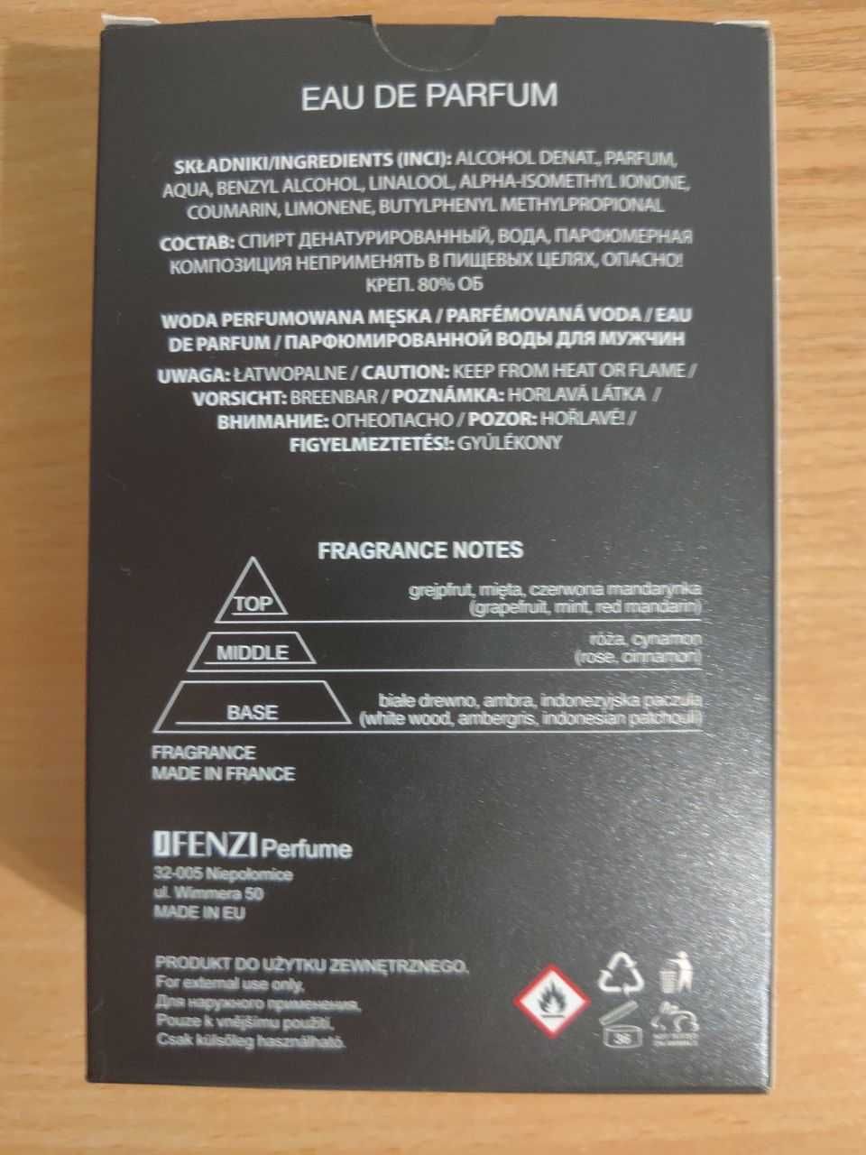 Парфумована вода Jfenzi Millenium Men 100ml