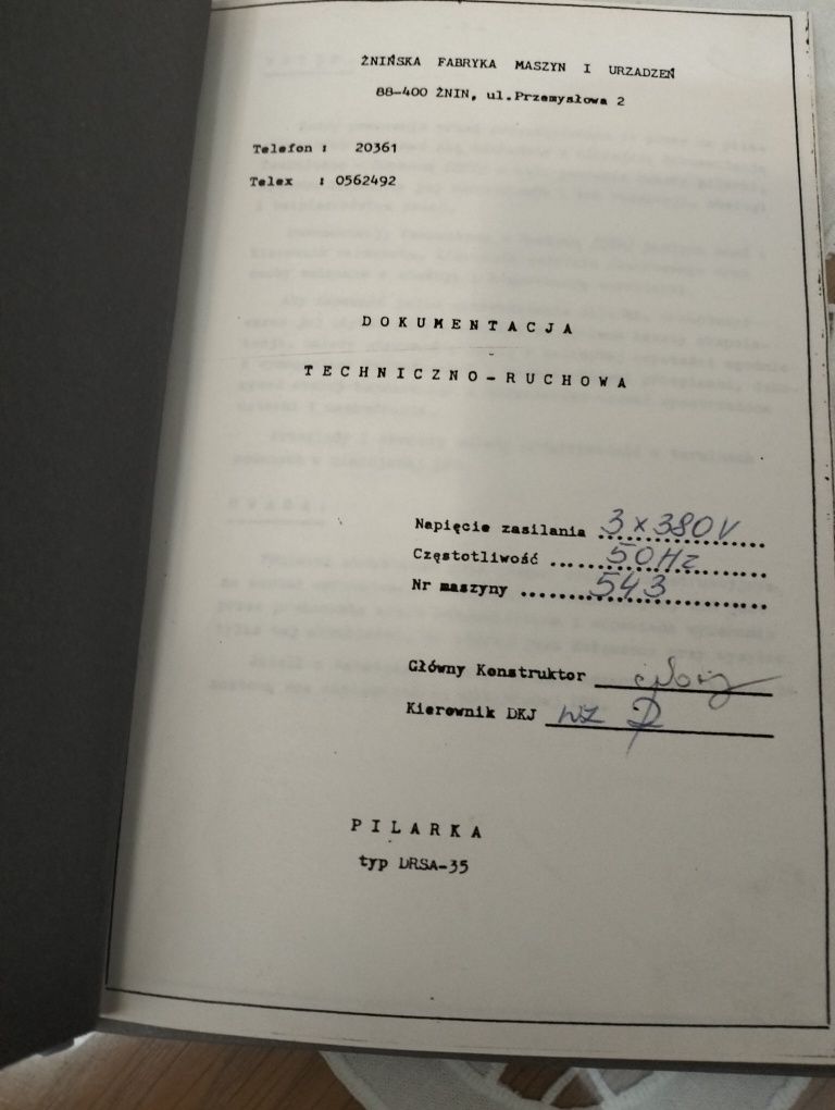 Piła taśmowa do drewna