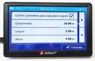 GPS IGO 7" Mapa Europa camião pesados, caravanas, autocarros, ADR 16gb