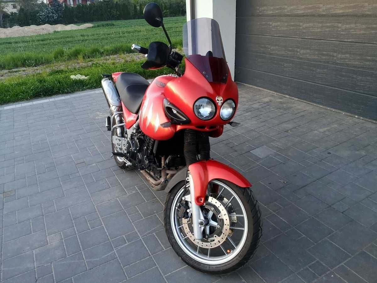 Super moto motocykl Triumph Tiger 955i 1000 zamiana auto samochód