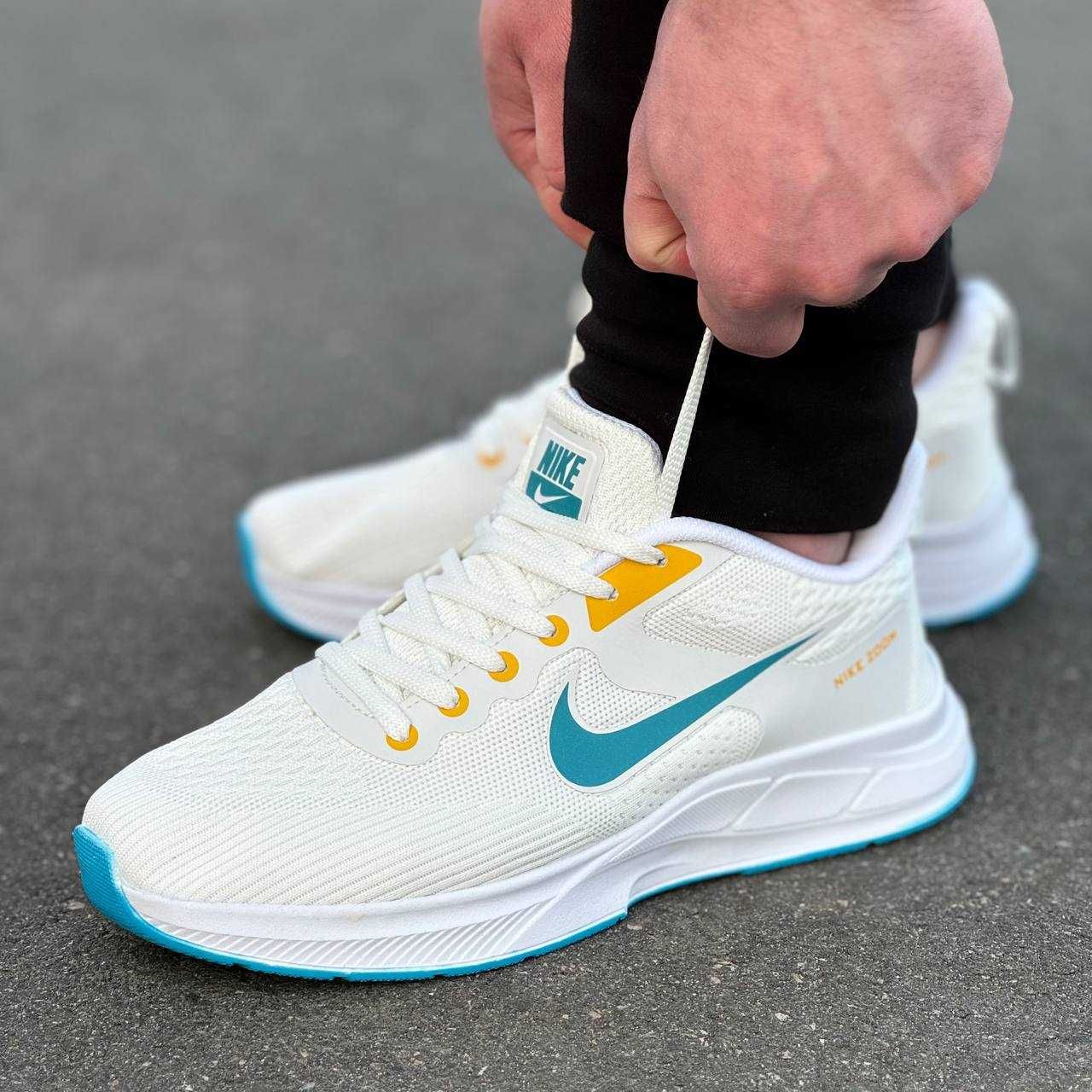 Кроссовки Nike Zoom White/Blue/Yellow