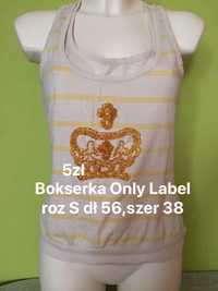 Bokserka Only Label roz S dł 56,szer 38