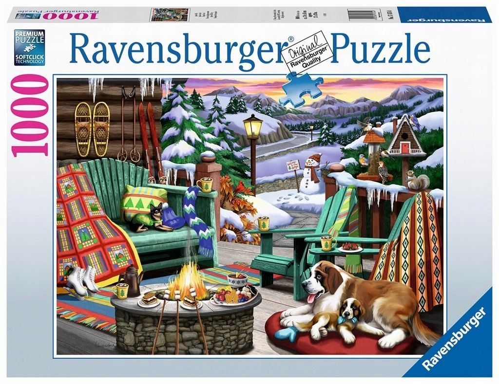 Puzzle 1000 Zimowy Odpoczynek, Ravensburger
