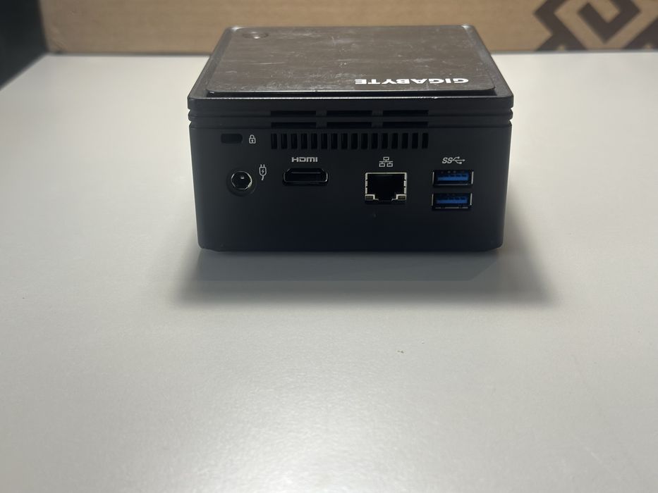 Міні ПК Gigabyte BRIX GB-BACE-3160/Intel CeleronN3160/RAM4GB/SSD128