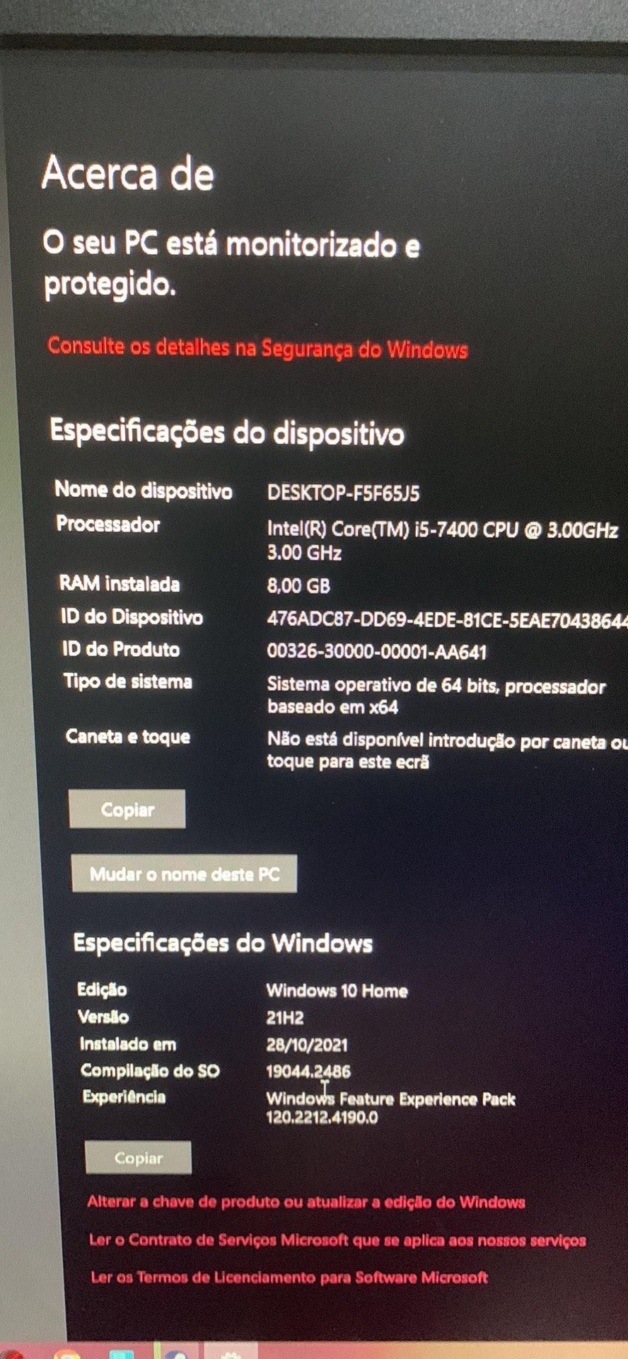 Pc fixo em bom estado