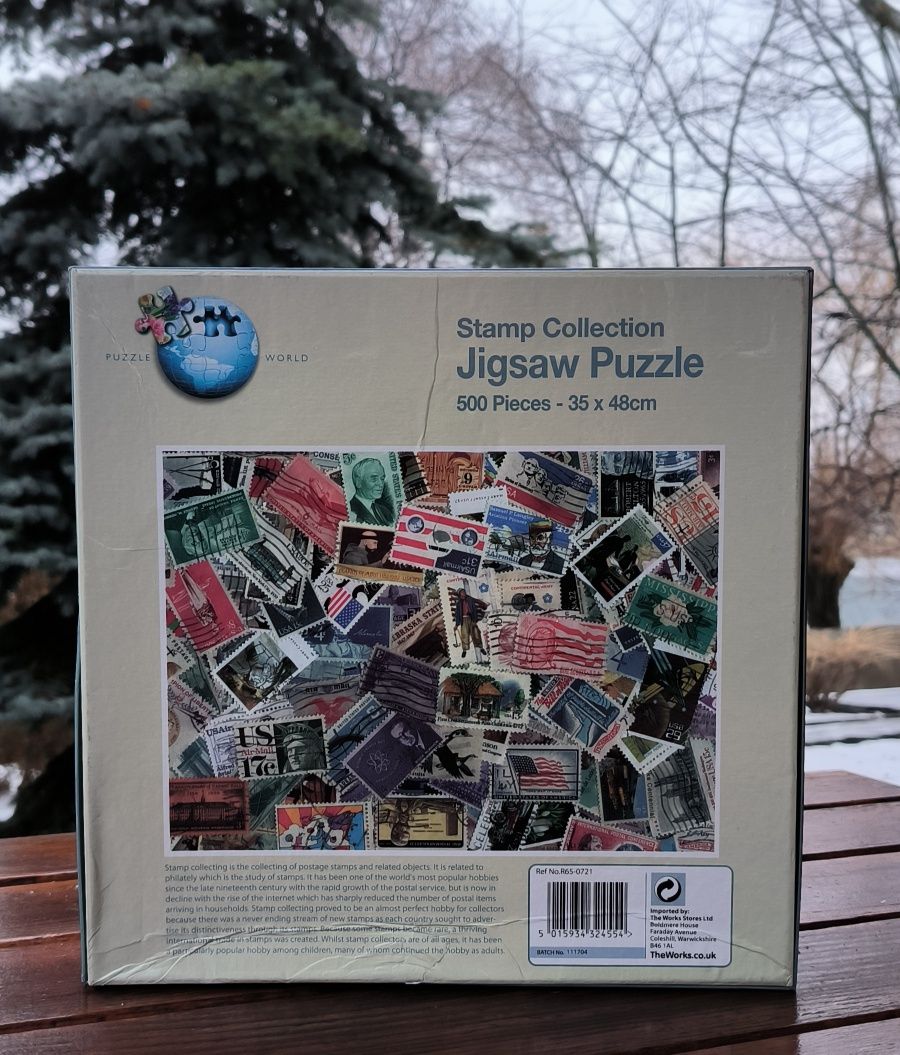 Пазли Jigsaw puzzle Stamp collection 500 елементів