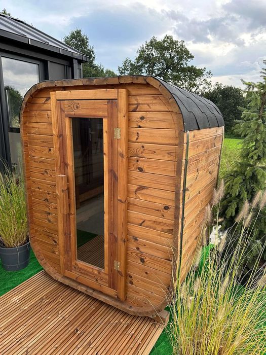 Sauna Premium MINI 160 x 125 cm z Piecem Elektrycznym SZYBKIE TERMINY