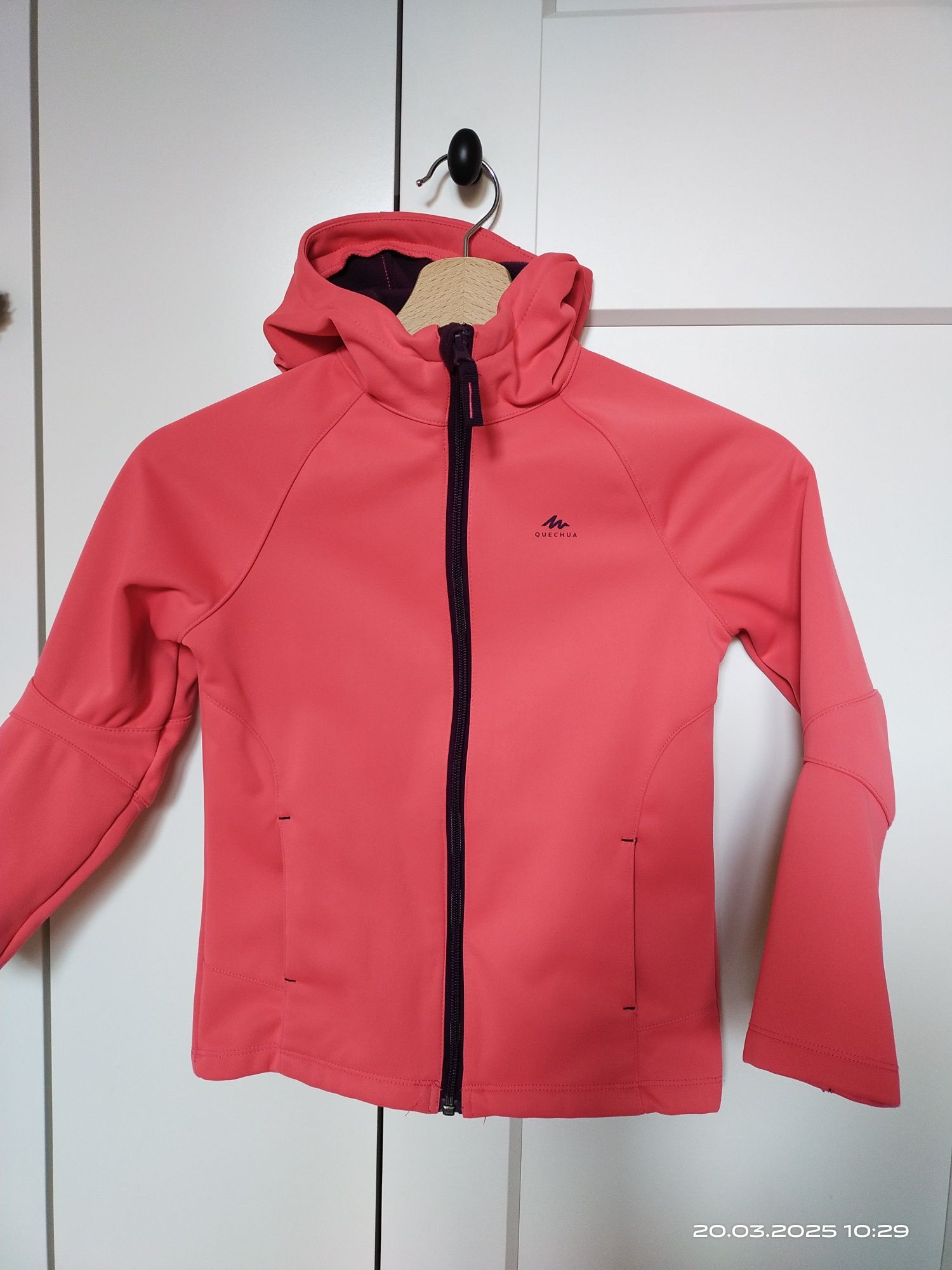Quenchua Kurtka softshell roz 122 cm