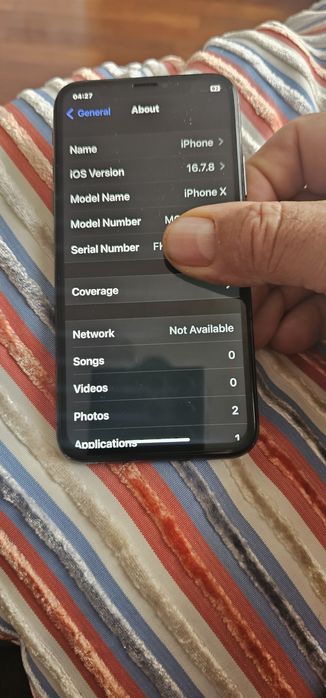 Iphone X , com nova bateria.