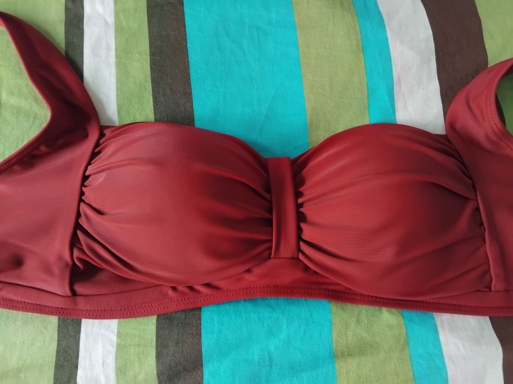 Strój kąpielowy góra xxl, 90 cm pod biustem miska C/D