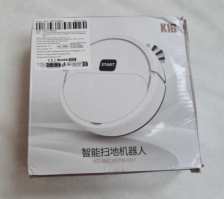 K16 mały robot sprzątający na baterie