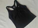 NIKE _ Czarny top termoaktywny sportowy ze stanikiem XXL