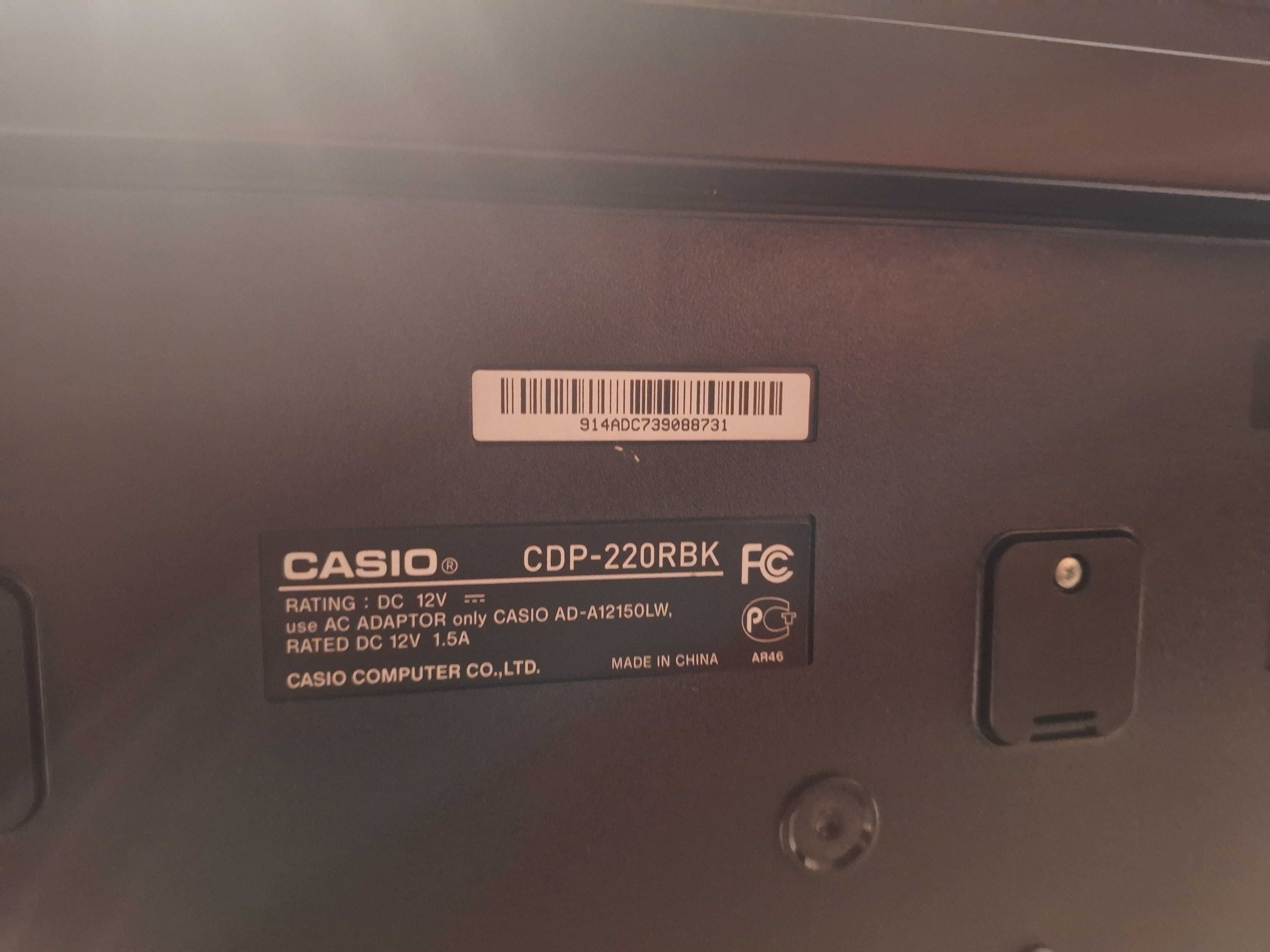 Pianino Casio CDP-220RBK