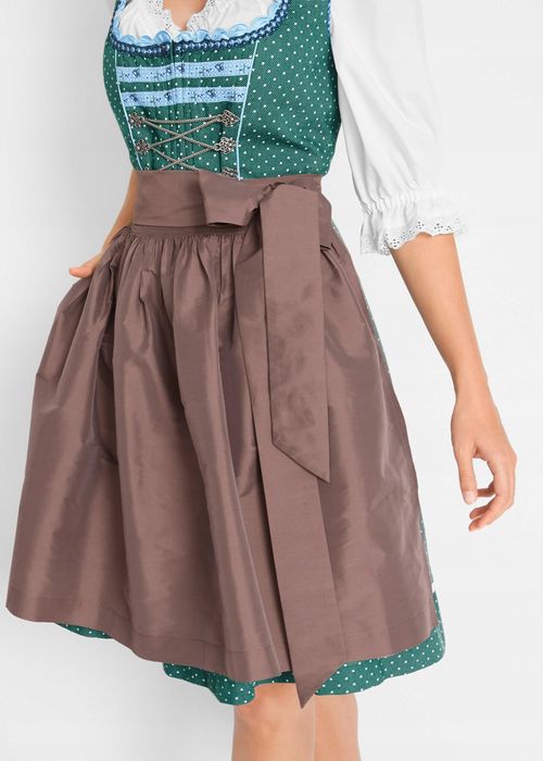 B.P.C. sukienka ludowa w kropki z fartuchem 50