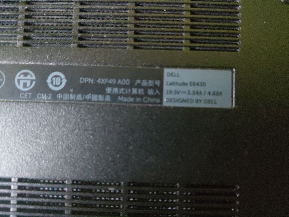Laptop Dell latittude E6430