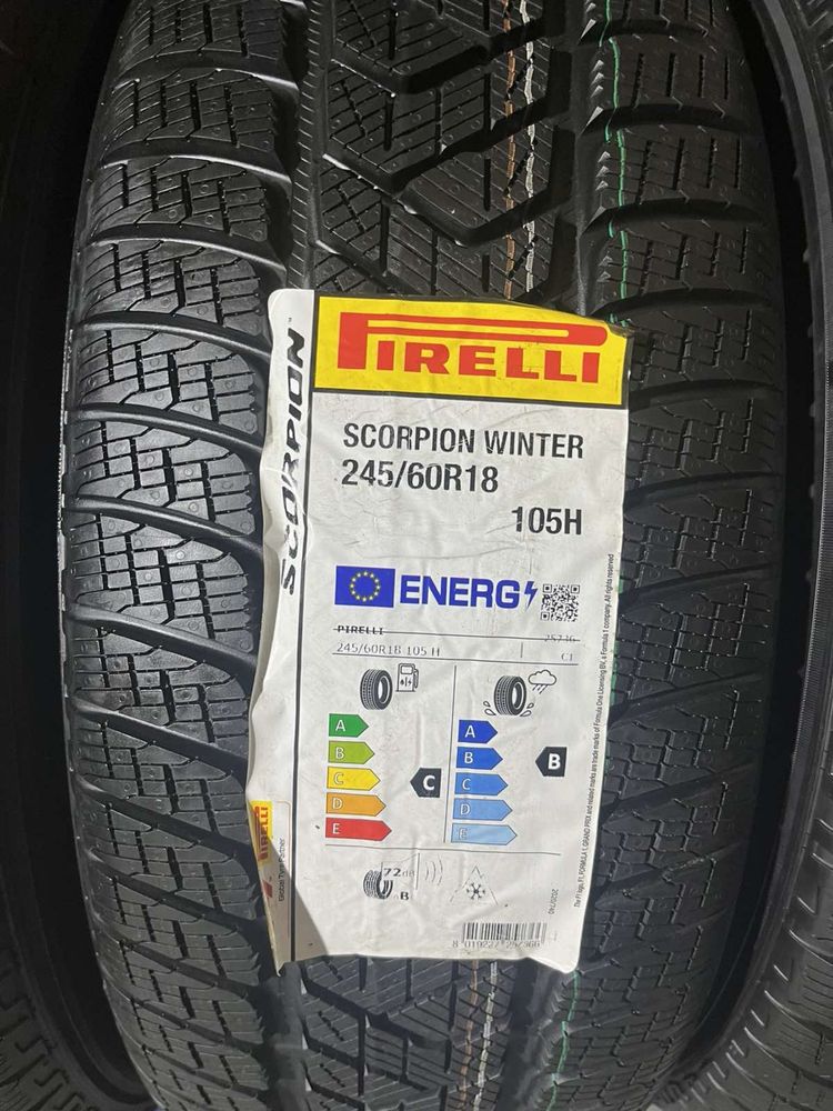 245/60/18 R18 Pirelli Scorpion Winter 4шт нові зима