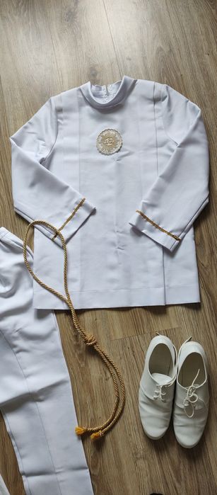 Alba komunijna 152 + buty 36 + ciepła bielizna