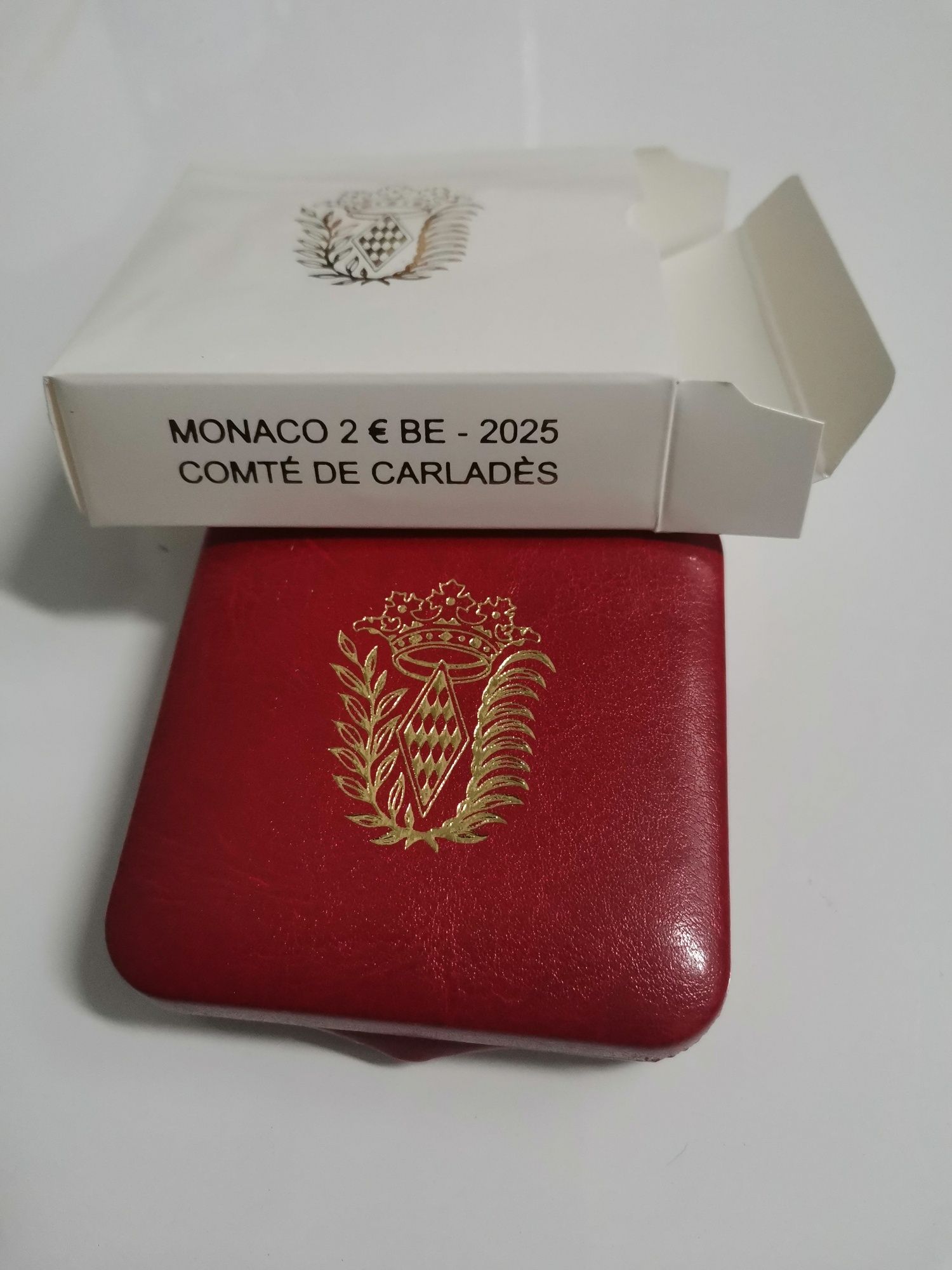 Moeda proof 2€ Mónaco 2025