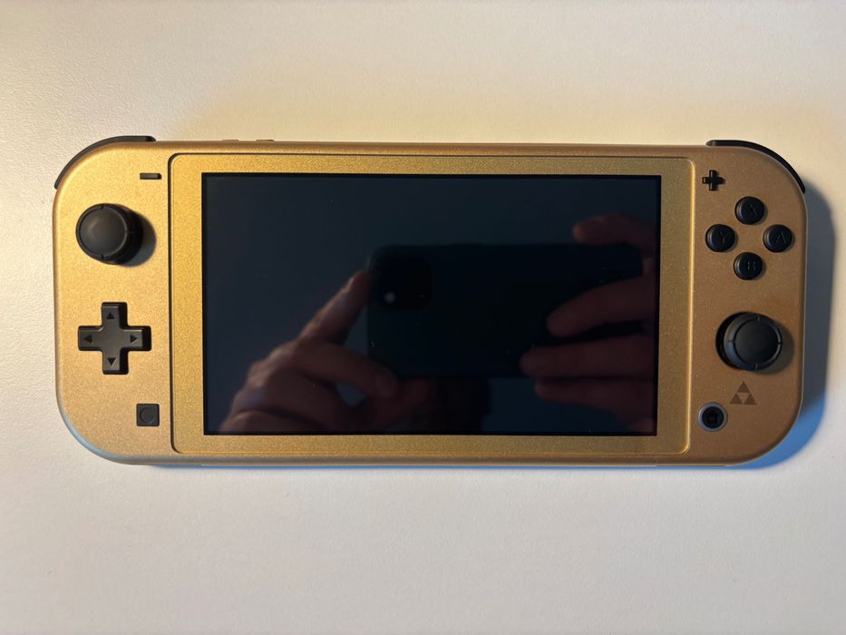 Nintendo Switch Lite Hyrule Edition idealna + akcesoria + karta 256GB