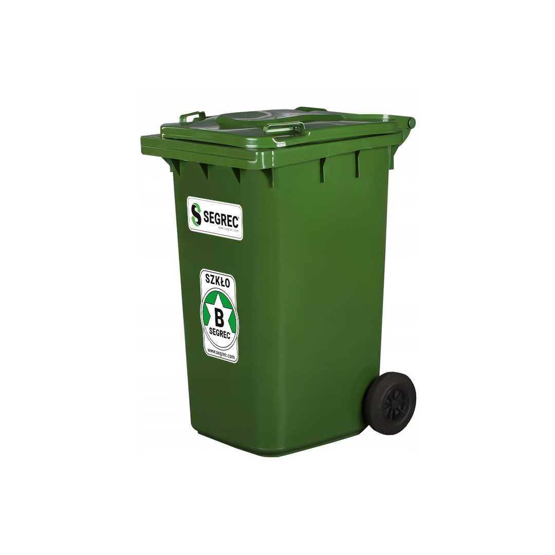 SEGREC Zestaw 4 Kosze 240L Classic Bio (Niebieski/Zielony/Żółty/Brąz)