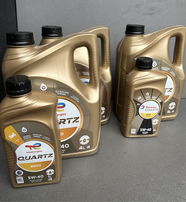 Масло 5w40/ Total 5w40 5л Quartz -1249грн/5w40 5л Energy -1165