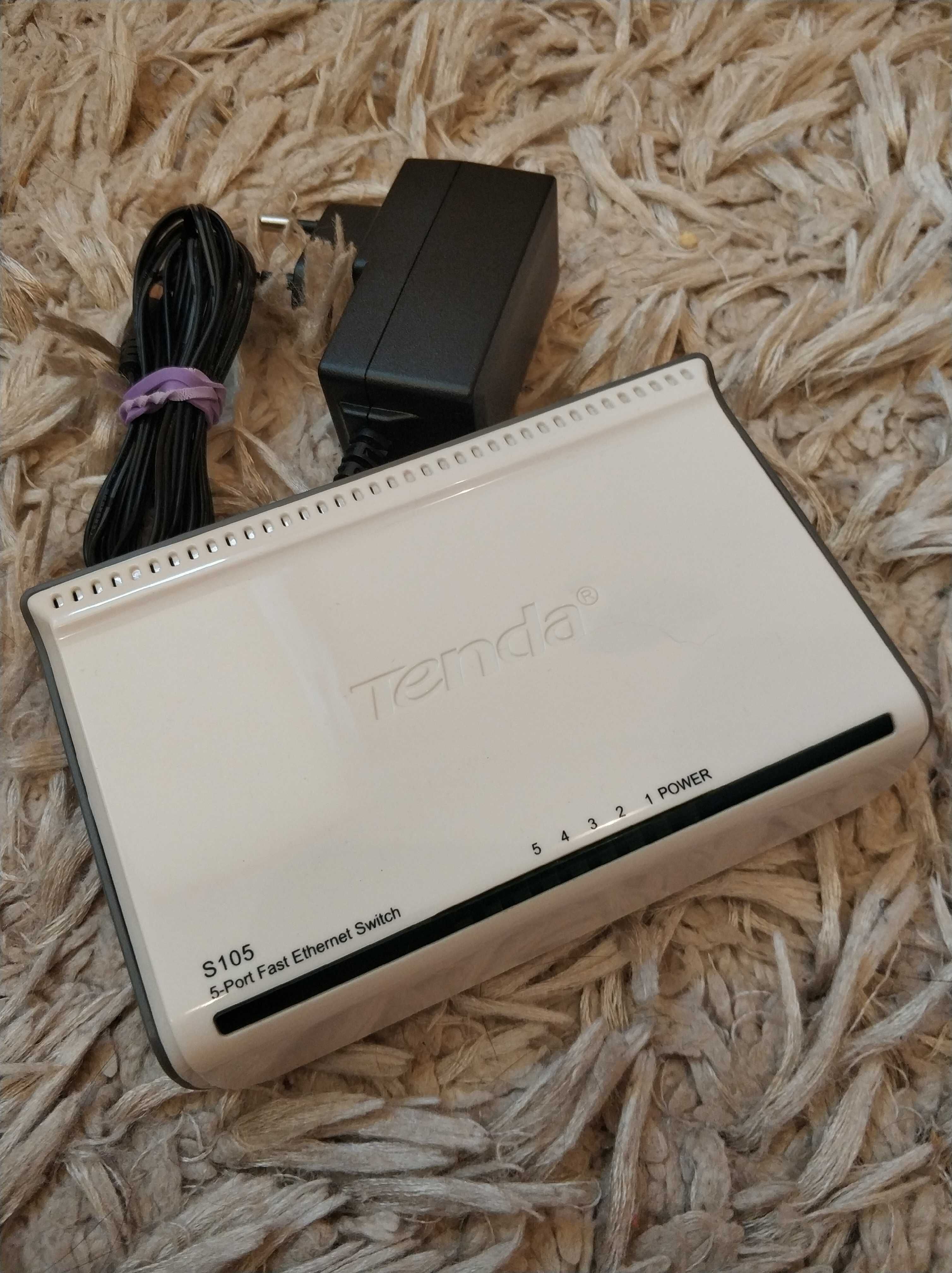 Мережевий комутатор Tenda S105 Fast Ethernet 10/100