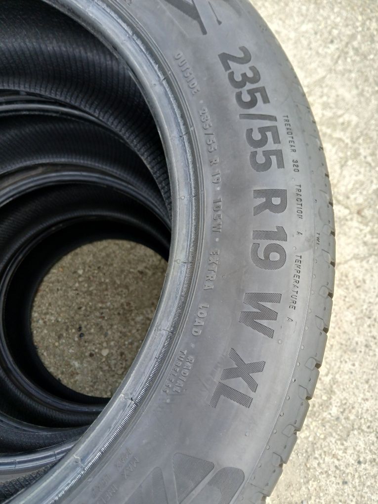 Komplet jak nowe opony Lato continental 235/55r19 255/50r19 MO