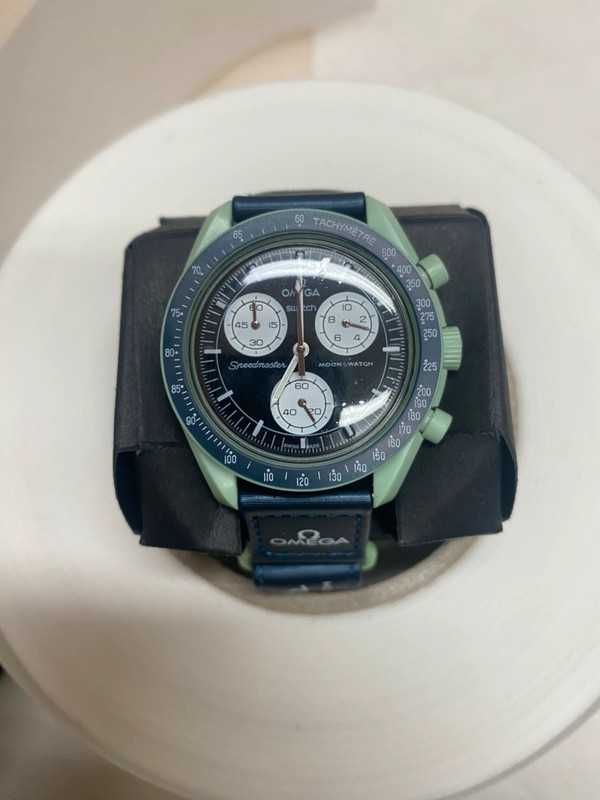Omega x Swatch Bioceramic Earth -SO33G100 Durable Plant-Based Material