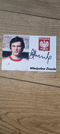 Władysław Żmuda- oryginalny autograf