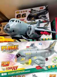 Zabawka samolot nowy wojskowy gra świeci dla dziecka
