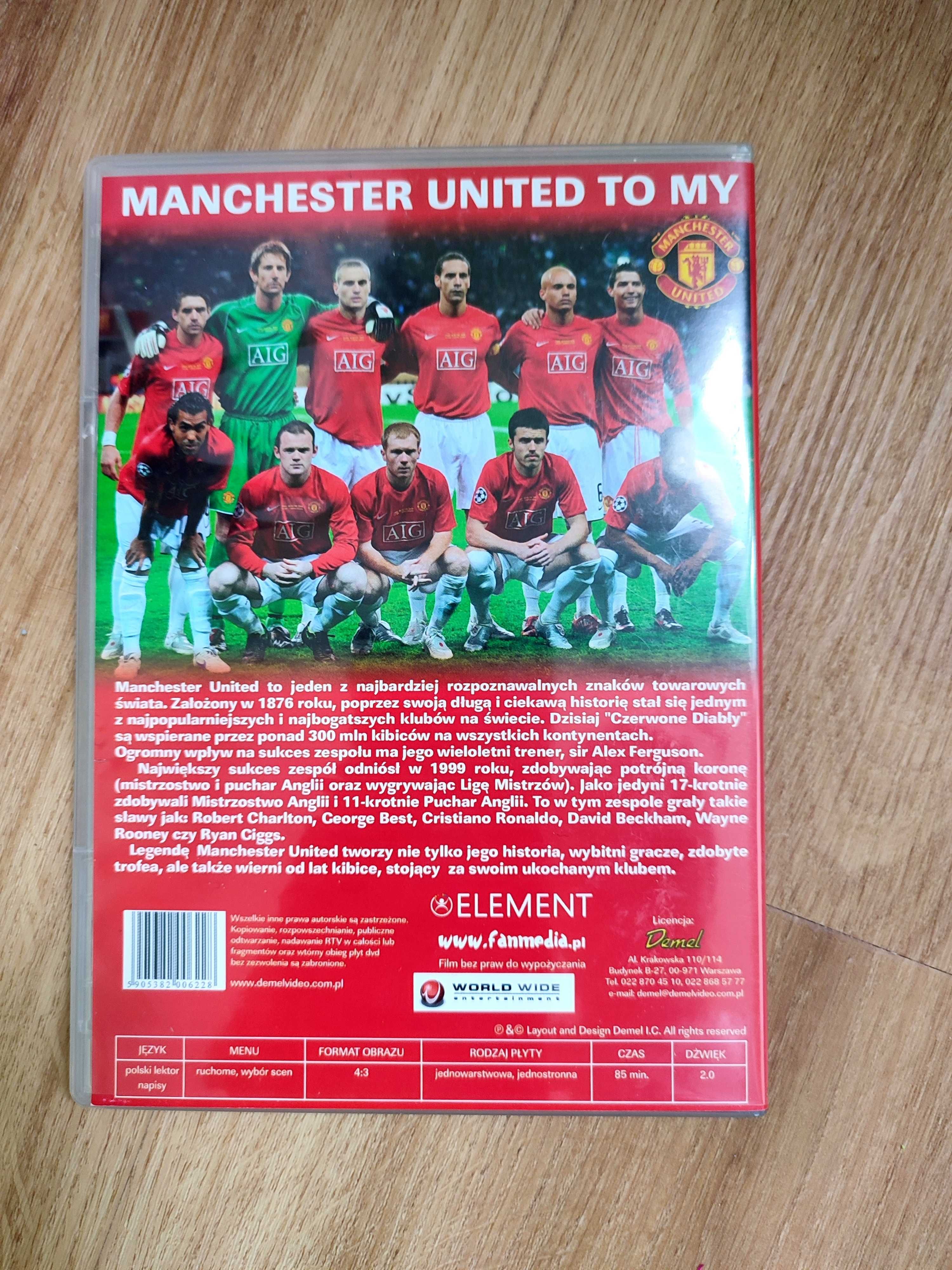 Płyta DVD Manchester United. To my. We are united