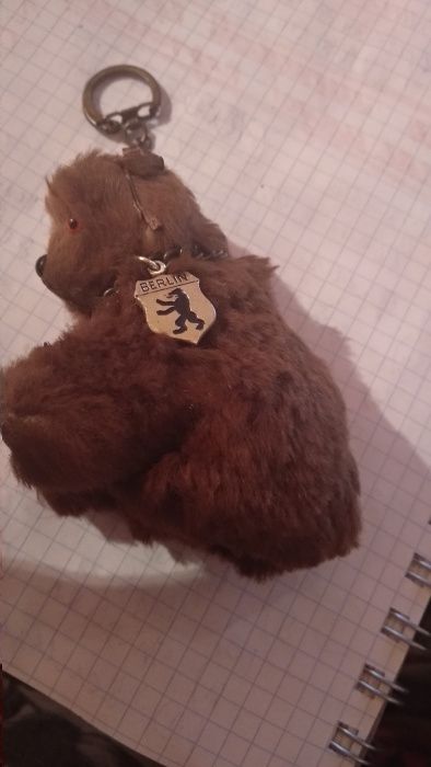 старый брелок герб БЕРЛИН BERLIN медведь сувенир германия
