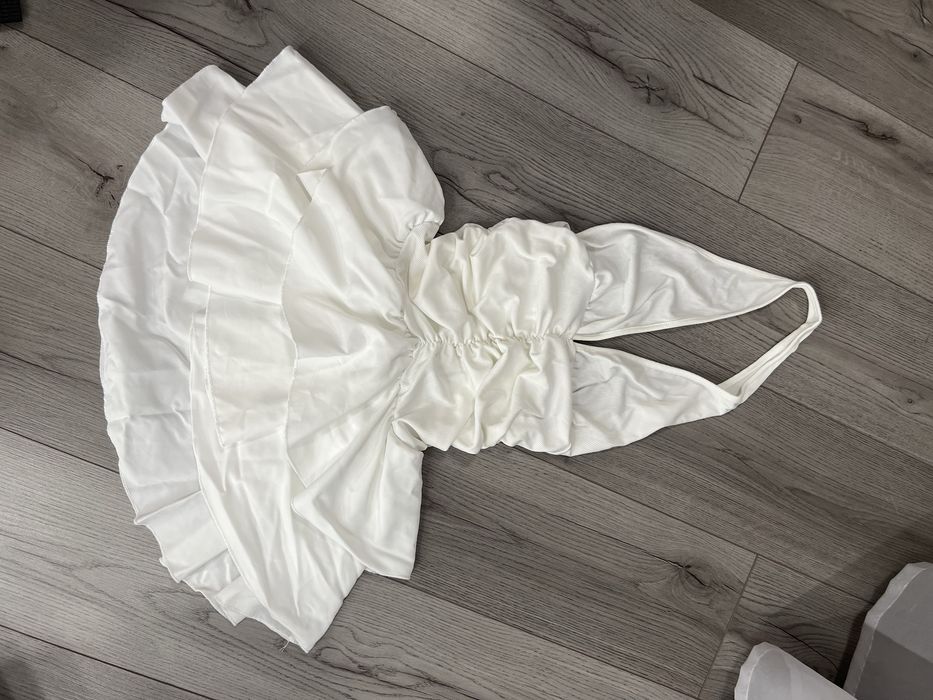 Біла пляжна сукня (L)